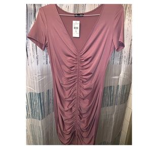 Fashion Nova Ruched Dress